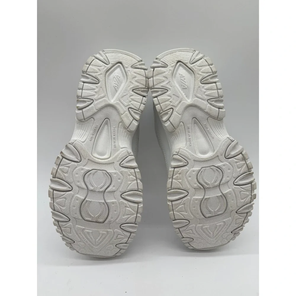 Avia Elevate Women's US 7 Wide White Memory Foam Walking Athletic Shoes NWT